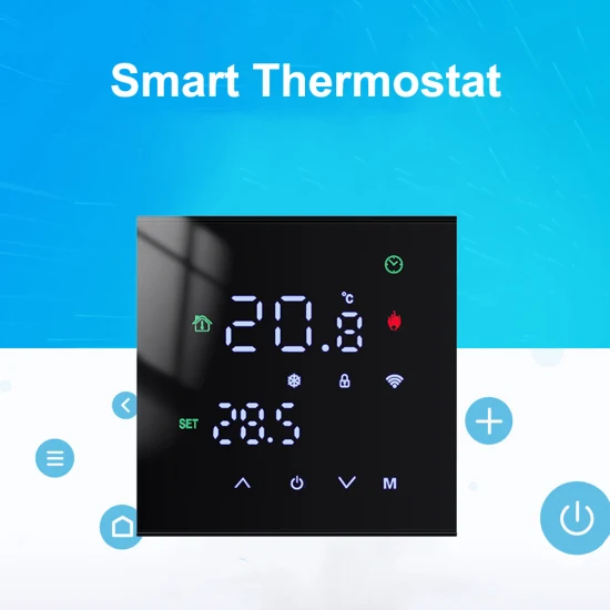 Farbbildschirm Smart Tuya Wifi Thermostat für Elektro-, Wasser- und Gaskesselheizung